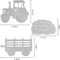 Metal Farm Tractor & Truck Cutting Dies – Fall Harvest Embossing Templates for Card Making, Scrapbooking, DIY Die Cuts, Grass & Straw Designs